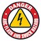 Signmission Arc Flash And Shock Hazard 2 16in Non-Slip Floor Marker, 12PK, 16 in L, 16 in H, FD-C-16-12PK-99971 FD-C-16-12PK-99971 - alternate 1